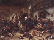 Jan Steen A Shool for boys and girls china oil painting reproduction